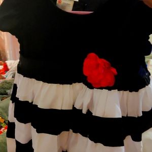 Black and white dress